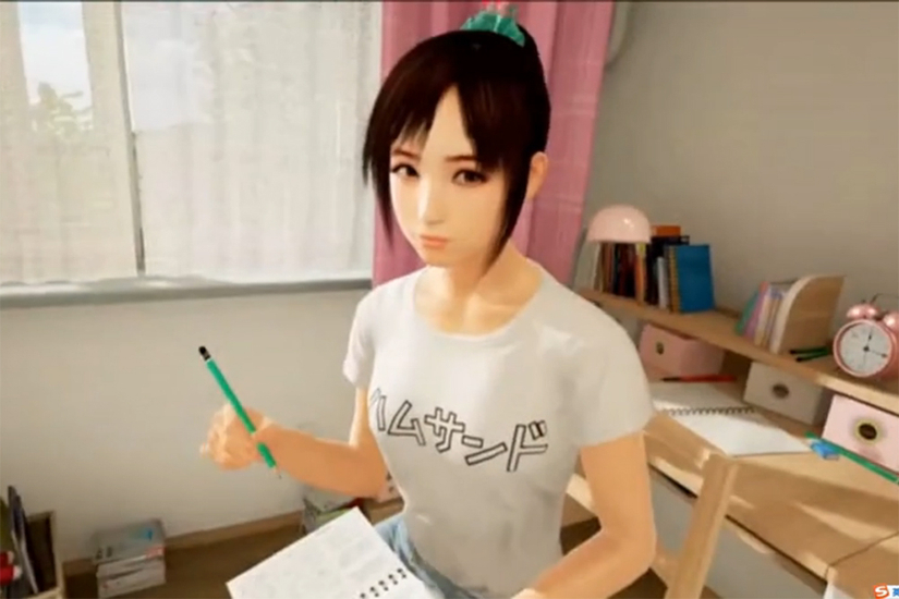 索尼推出最强VR家教游戏《夏日课程》 虚拟女