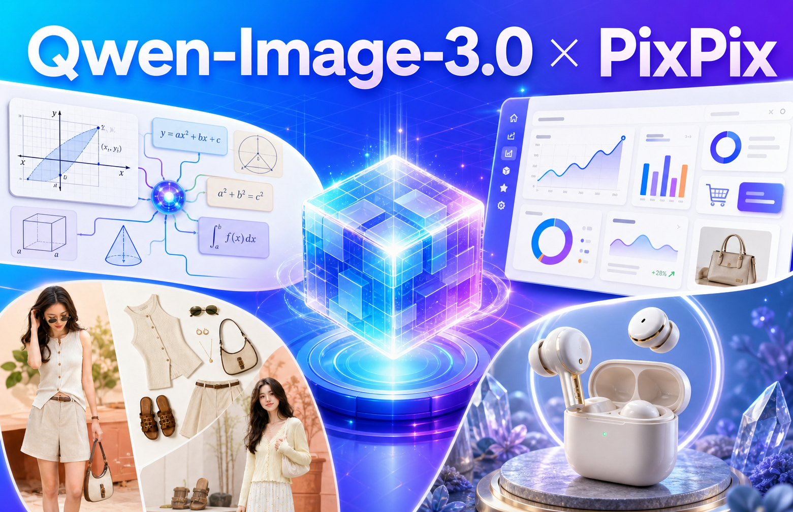 阿里Qwen-Image-3.0怎么用?PixPix已接入，可在线无门槛体验
