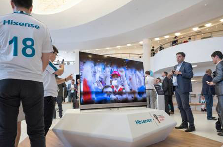 海信借势世界杯推出U9D电视 跻身世界一流企业