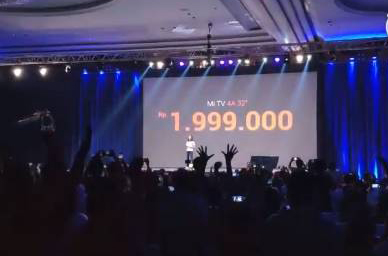 小米电视进入印度尼西亚市场 超低售价震惊印尼TV市场