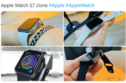 Apple Watch 7仿冒品已在国内开售 配有直角边框