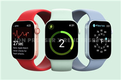 Apple Watch S7渲染图及参数曝光 将与iPhone 13同时发布