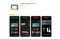 Google TV应用上架App Store 苹果手机支持电视遥控器功能